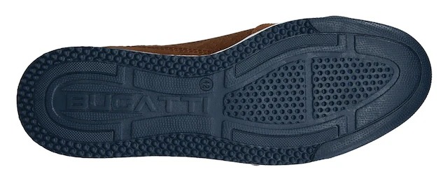 bugatti Sneaker , Schnürschuh, Halbschuh, Freizeitschuh mit Kontrastbesätzen