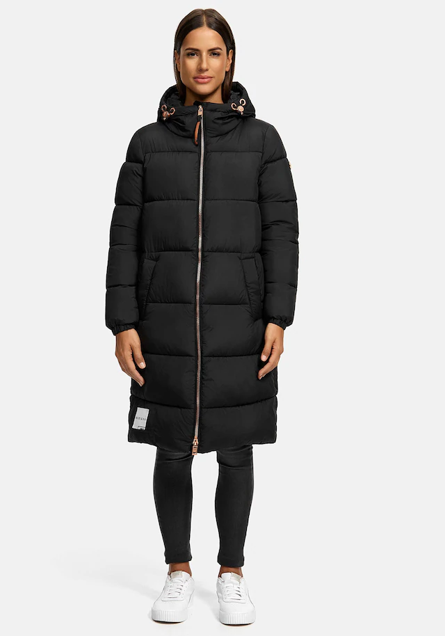 Marikoo Winterjacke »Nomadiaa« Lange Damen Winterjacke