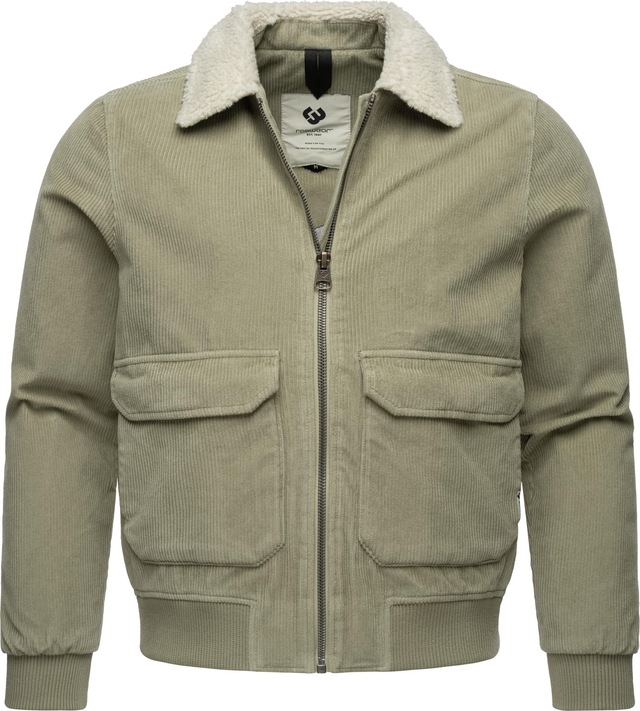 Ragwear Cordjacke »Aviss« ohne Kapuze Wasserdichte Herren Übergangsjacke aus Kord