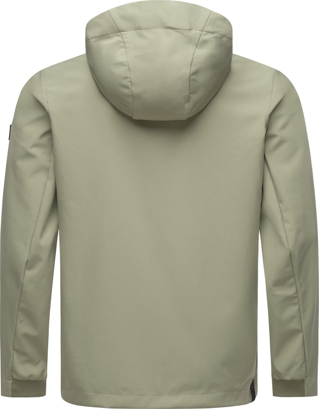 Ragwear Softshelljacke »Shellwie Warm« mit Kapuze wasserdichte Herren Übergangsjacke mit großer Kapuze