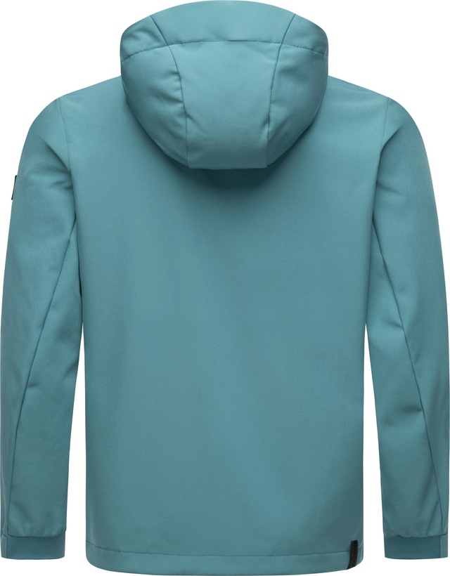 Ragwear Softshelljacke »Shellwie Warm« mit Kapuze wasserdichte Herren Übergangsjacke mit großer Kapuze