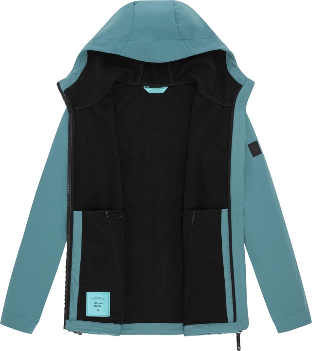 Ragwear Softshelljacke »Shellwie Warm« mit Kapuze wasserdichte Herren Übergangsjacke mit großer Kapuze