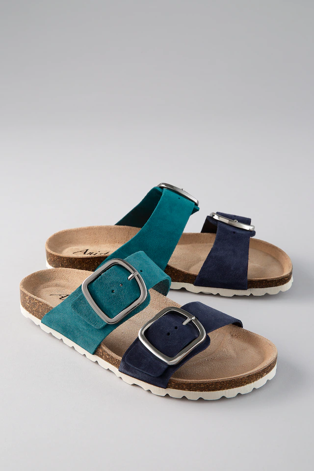 Aniston SHOES Pantolette Sommerschuh, Hausschuh mit Eye-Catching Farben