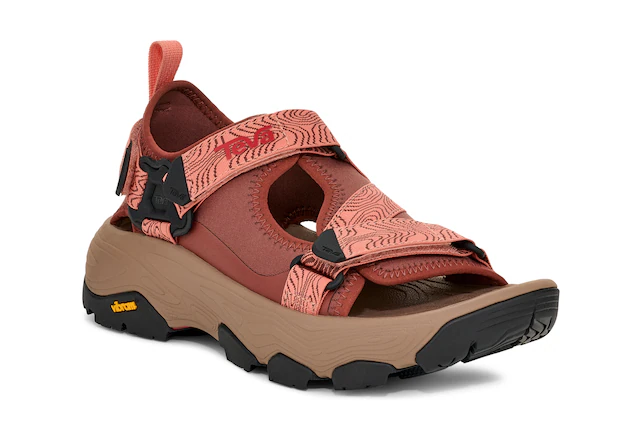 Teva Sandale »GRANDVIEW MAX SANDAL WOMEN« mit Vibram® Sohle, mit Gummi-Laufsohle, atmungsaktiv
