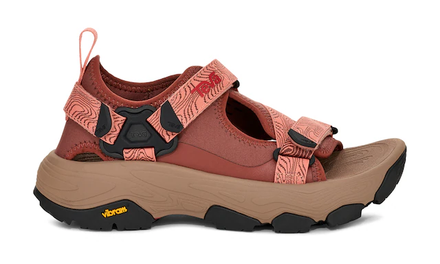 Teva Sandale »GRANDVIEW MAX SANDAL WOMEN« mit Vibram® Sohle, mit Gummi-Laufsohle, atmungsaktiv