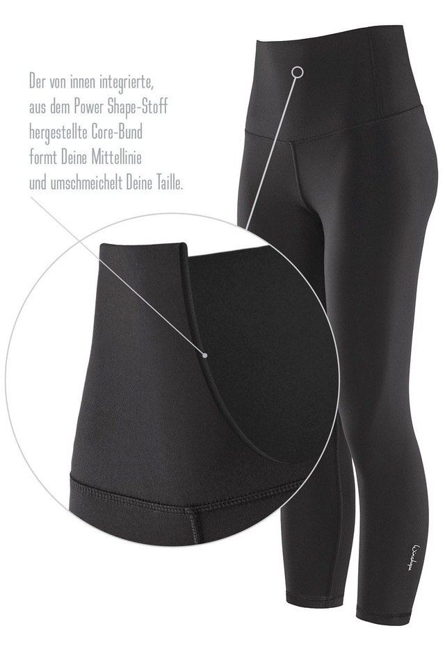 Winshape Leggings »7/8-Tights HWL317C« mit V-Shape Applikation und Core-Bund