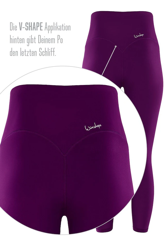 Winshape Leggings »7/8-Tights HWL317C« mit V-Shape Applikation und Core-Bund