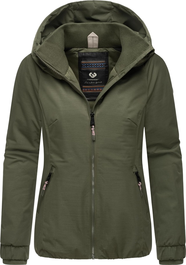 Ragwear Winterjacke »Dizzie Warm Rain« mit Kapuze Wasserdichte warme Damen Jacke mit Kapuze
