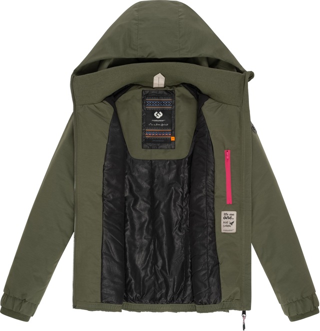Ragwear Winterjacke »Dizzie Warm Rain« mit Kapuze Wasserdichte warme Damen Jacke mit Kapuze