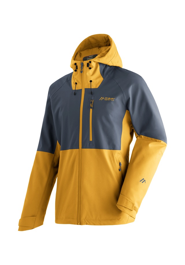Maier Sports Funktionsjacke »Metor Move M« Herren Outdoorjacke, wasserdicht, RV-Taschen, Kapuze