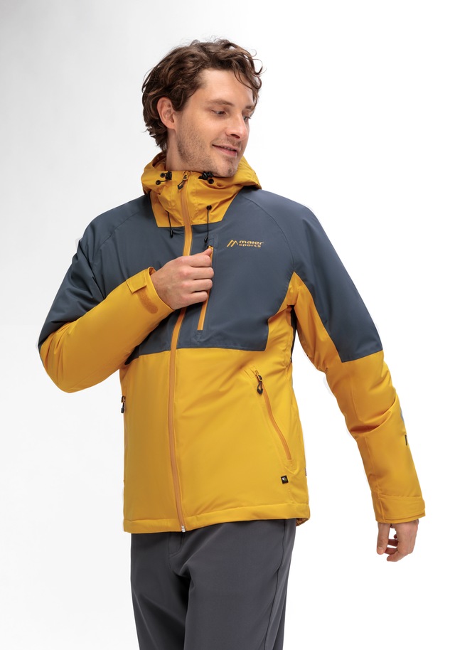 Maier Sports Funktionsjacke »Metor Move M« Herren Outdoorjacke, wasserdicht, RV-Taschen, Kapuze