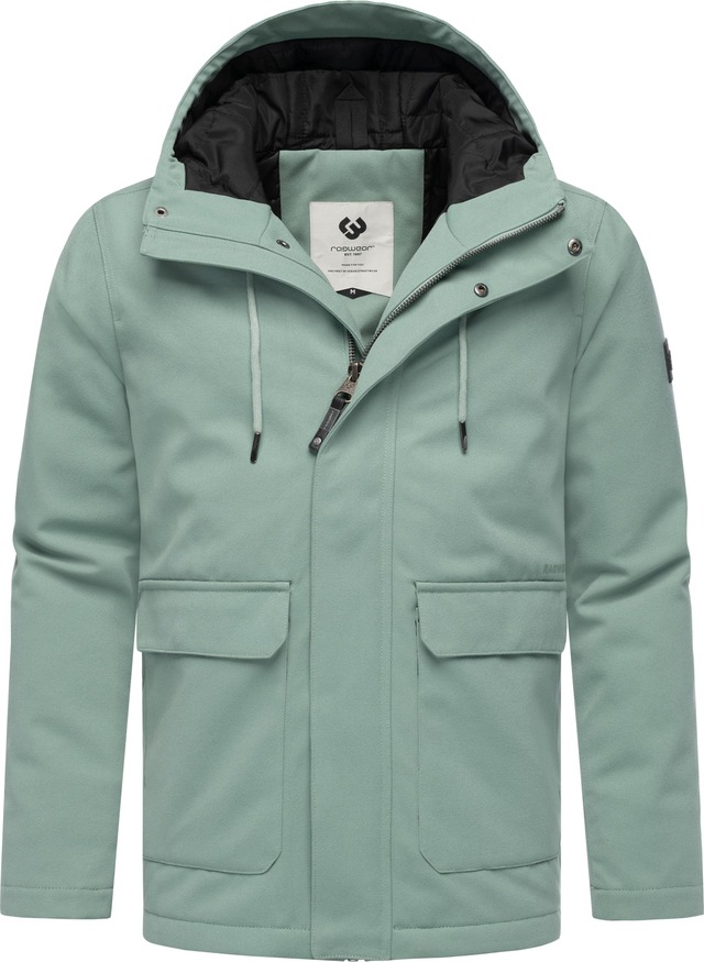 Ragwear Winterjacke »Mr Them« mit Kapuze stylische Herren Outdoorjacke mit großer Kapuze