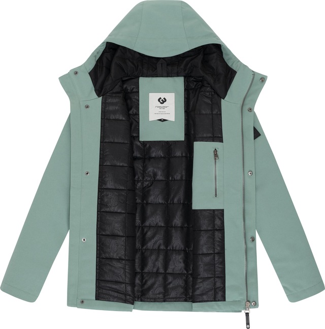 Ragwear Winterjacke »Mr Them« mit Kapuze stylische Herren Outdoorjacke mit großer Kapuze