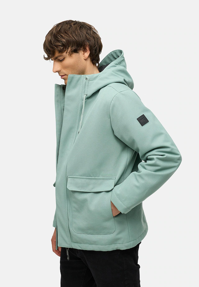 Ragwear Winterjacke »Mr Them« mit Kapuze stylische Herren Outdoorjacke mit großer Kapuze