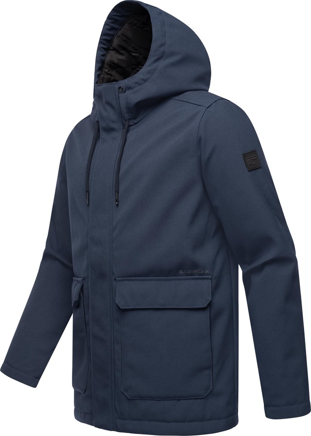 Ragwear Winterjacke »Mr Them« mit Kapuze stylische Herren Outdoorjacke mit großer Kapuze