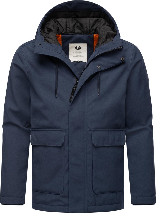 Ragwear Winterjacke »Mr Them« mit Kapuze stylische Herren Outdoorjacke mit großer Kapuze