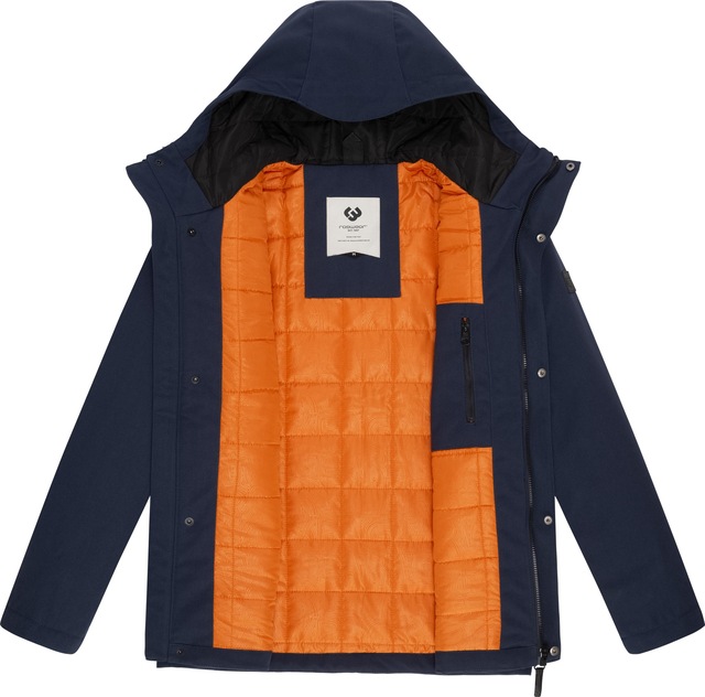 Ragwear Winterjacke »Mr Them« mit Kapuze stylische Herren Outdoorjacke mit großer Kapuze