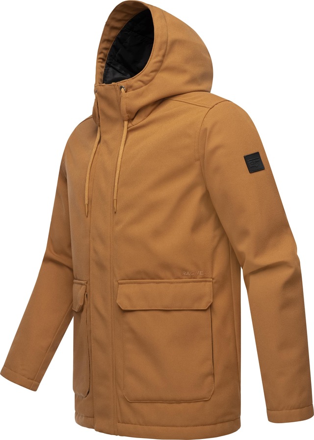 Ragwear Winterjacke »Mr Them« mit Kapuze stylische Herren Outdoorjacke mit großer Kapuze