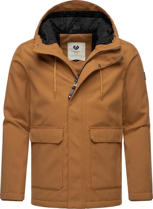 Ragwear Winterjacke »Mr Them« mit Kapuze stylische Herren Outdoorjacke mit großer Kapuze