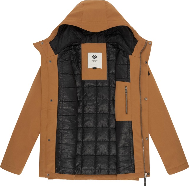 Ragwear Winterjacke »Mr Them« mit Kapuze stylische Herren Outdoorjacke mit großer Kapuze