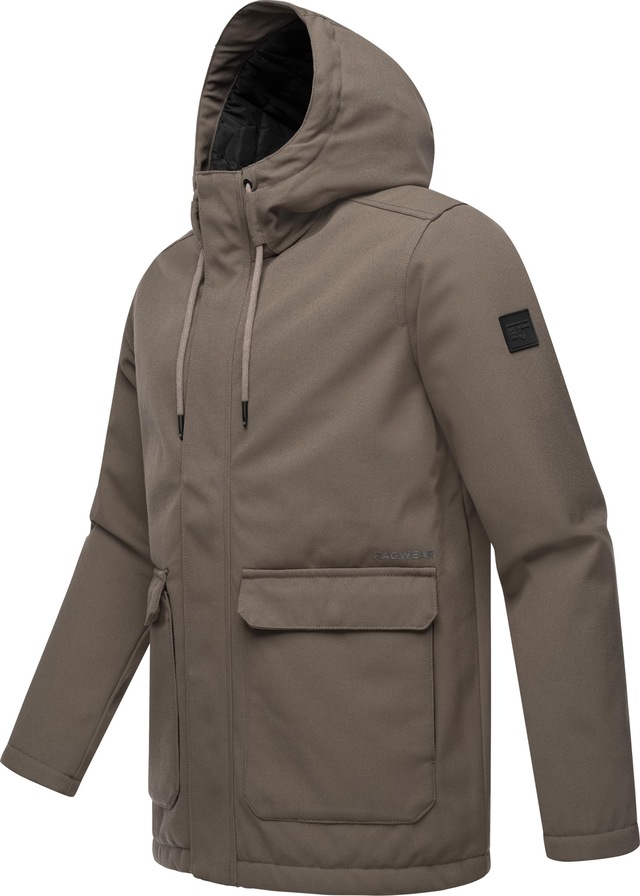 Ragwear Winterjacke »Mr Them« mit Kapuze stylische Herren Outdoorjacke mit großer Kapuze