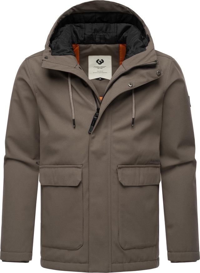 Ragwear Winterjacke »Mr Them« mit Kapuze stylische Herren Outdoorjacke mit großer Kapuze