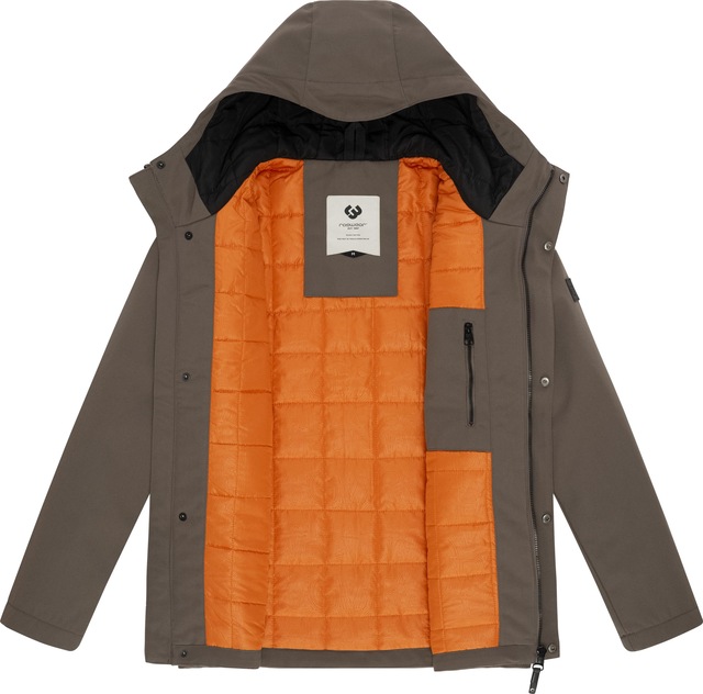 Ragwear Winterjacke »Mr Them« mit Kapuze stylische Herren Outdoorjacke mit großer Kapuze