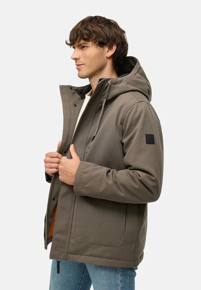 Ragwear Winterjacke »Mr Them« mit Kapuze stylische Herren Outdoorjacke mit großer Kapuze