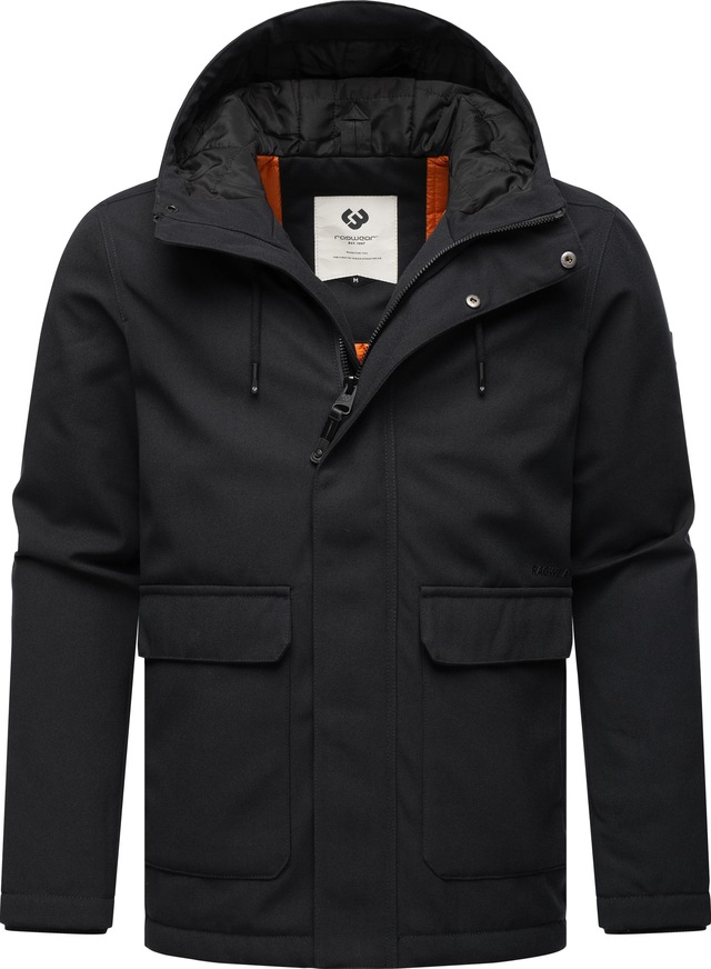 Ragwear Winterjacke »Mr Them« mit Kapuze stylische Herren Outdoorjacke mit großer Kapuze