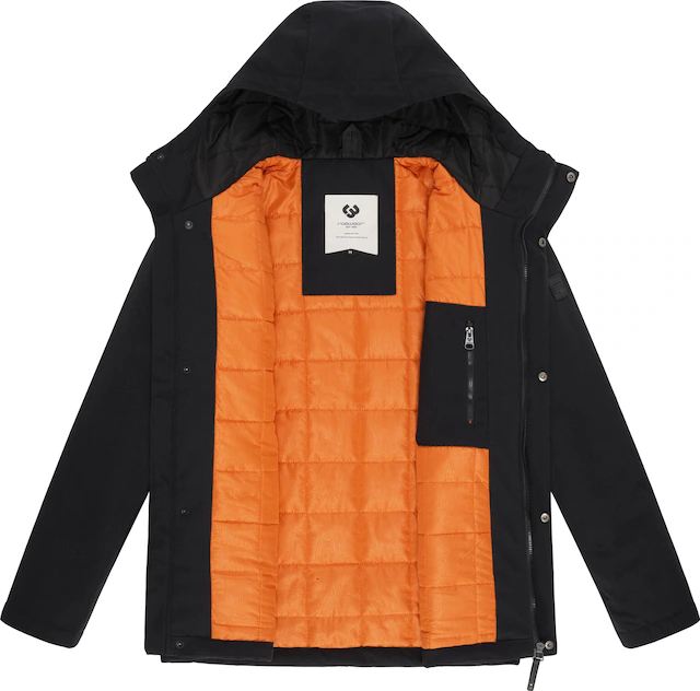 Ragwear Winterjacke »Mr Them« mit Kapuze stylische Herren Outdoorjacke mit großer Kapuze