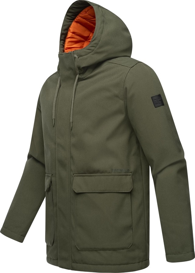 Ragwear Winterjacke »Mr Them« mit Kapuze stylische Herren Outdoorjacke mit großer Kapuze