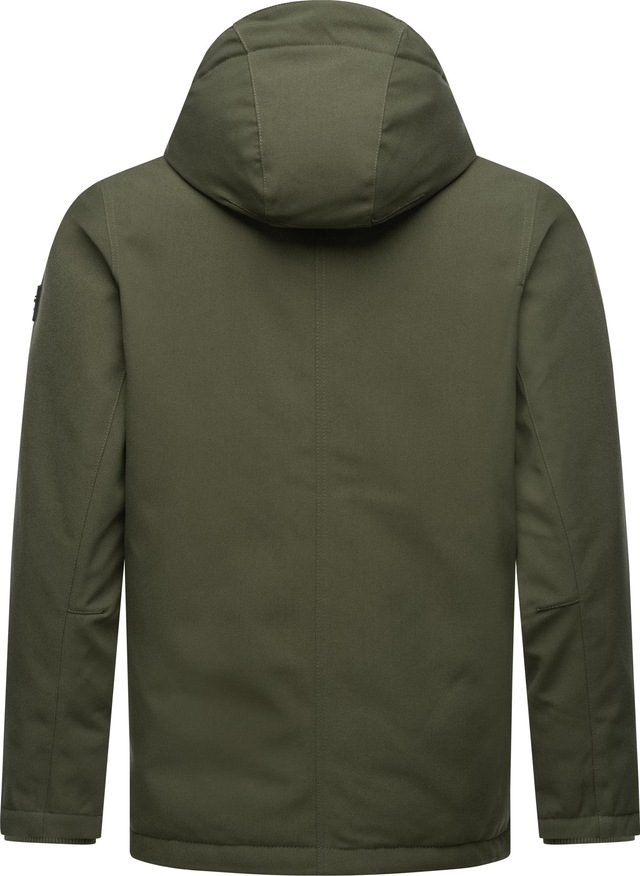 Ragwear Winterjacke »Mr Them« mit Kapuze stylische Herren Outdoorjacke mit großer Kapuze