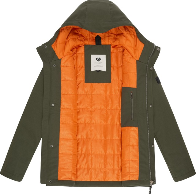 Ragwear Winterjacke »Mr Them« mit Kapuze stylische Herren Outdoorjacke mit großer Kapuze