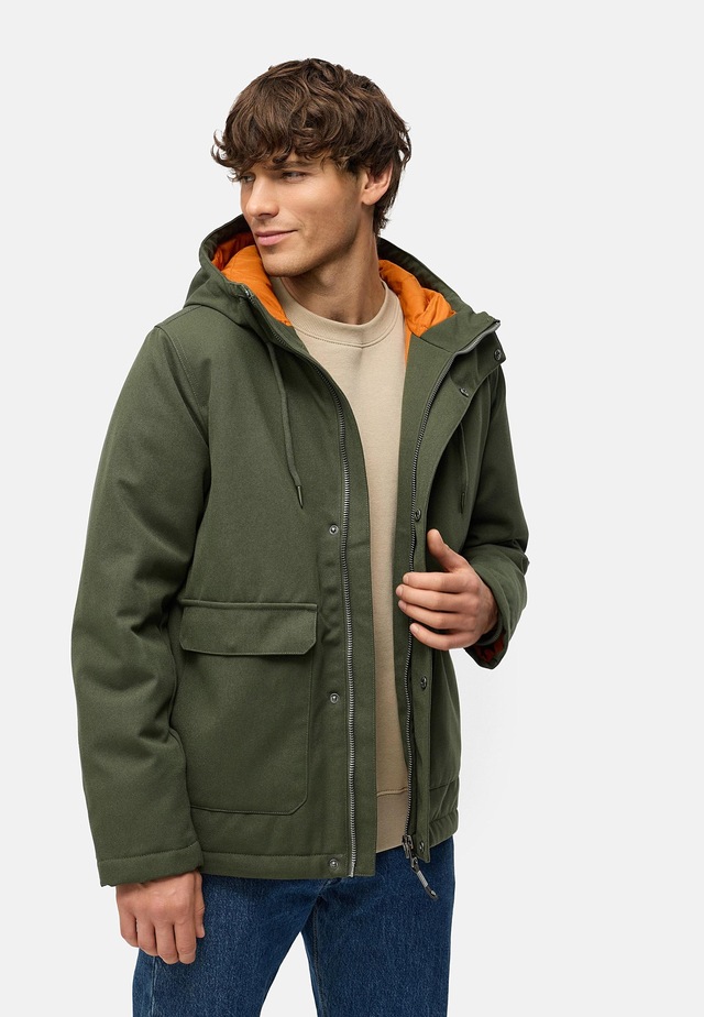Ragwear Winterjacke »Mr Them« mit Kapuze stylische Herren Outdoorjacke mit großer Kapuze