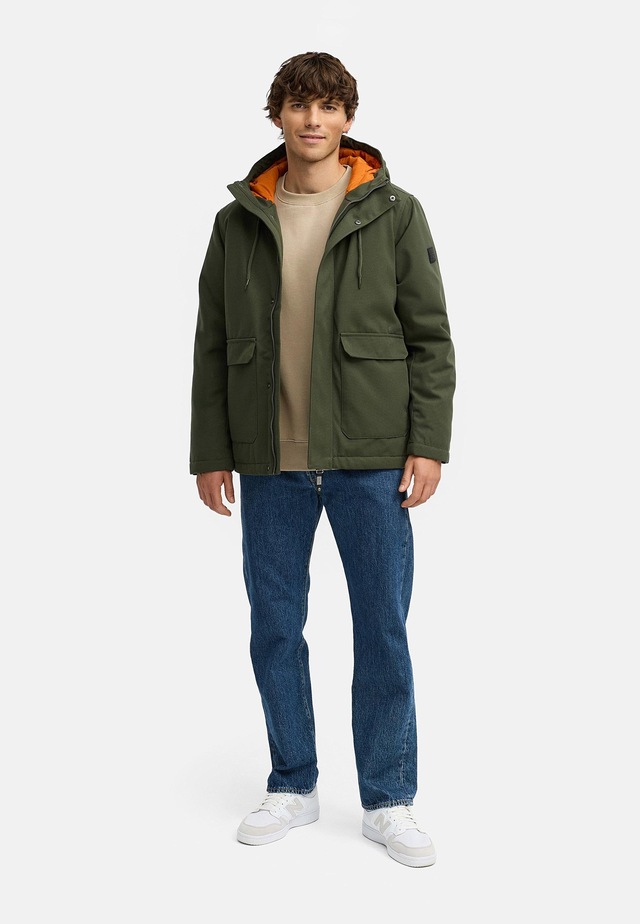 Ragwear Winterjacke »Mr Them« mit Kapuze stylische Herren Outdoorjacke mit großer Kapuze