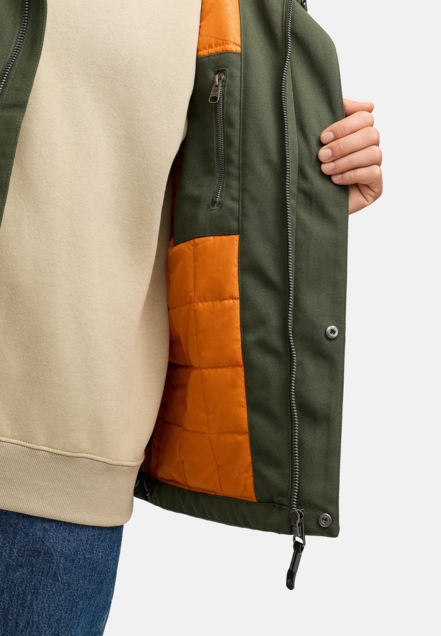 Ragwear Winterjacke »Mr Them« mit Kapuze stylische Herren Outdoorjacke mit großer Kapuze