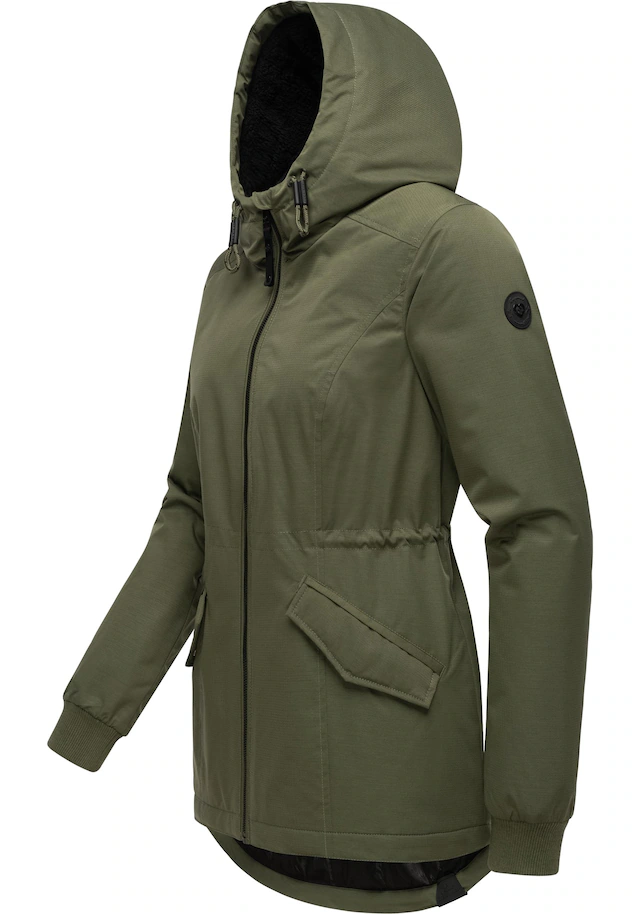 Ragwear Winterjacke »Dowey Warm Rain« 1 Stk. tlg. mit Kapuze Wasserdichte Damen Jacke für den Winter