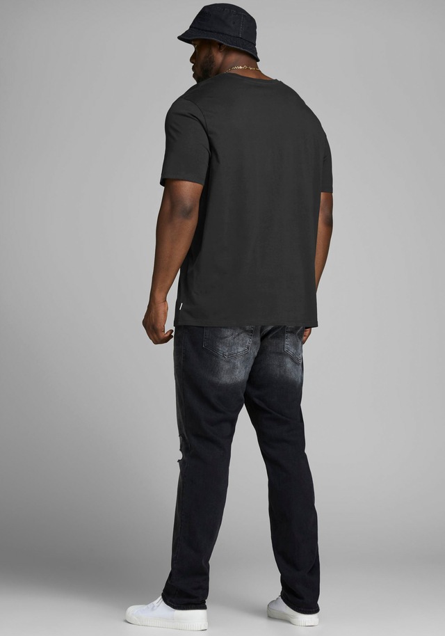 Jack & Jones PlusSize Rundhalsshirt »JJEORGANIC BASIC TEE SS O-NECK NOOS PLS« mit Rundhalsausschnitt