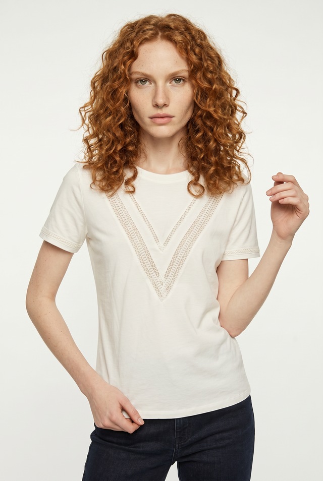ONLY Kurzarmshirt »ONLSIGRID S/S O-NECK TOP JRS«