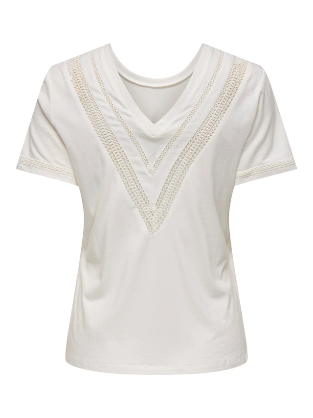 ONLY Kurzarmshirt »ONLSIGRID S/S O-NECK TOP JRS«