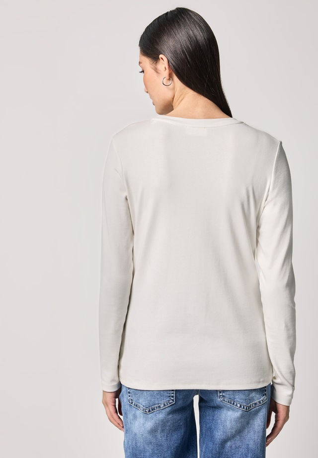 STREET ONE STUDIO Langarmshirt im soften Baumwoll-Mix