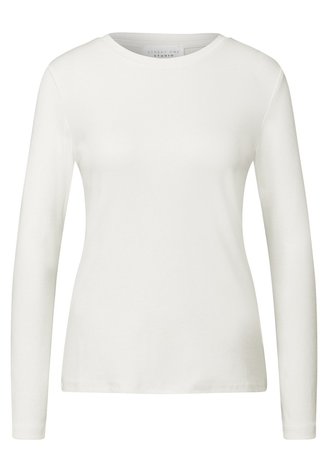 STREET ONE STUDIO Langarmshirt im soften Baumwoll-Mix