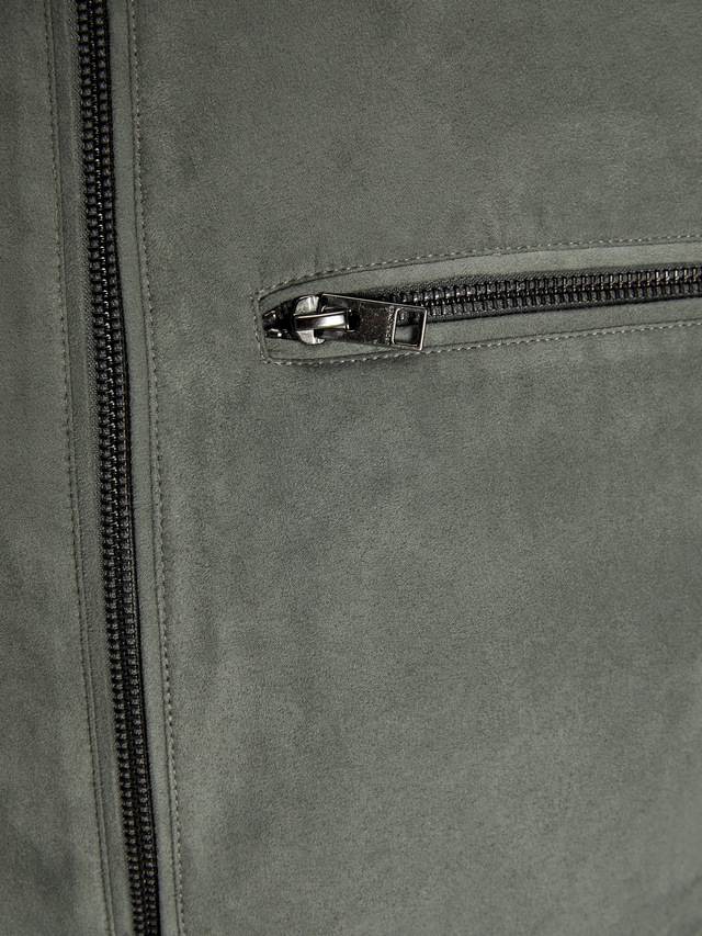 Jack & Jones Bikerjacke »JJEDYLAN mit wasserabweisender Funktion« ohne Kapuze unifarben, modisch, regular fit, Polyester