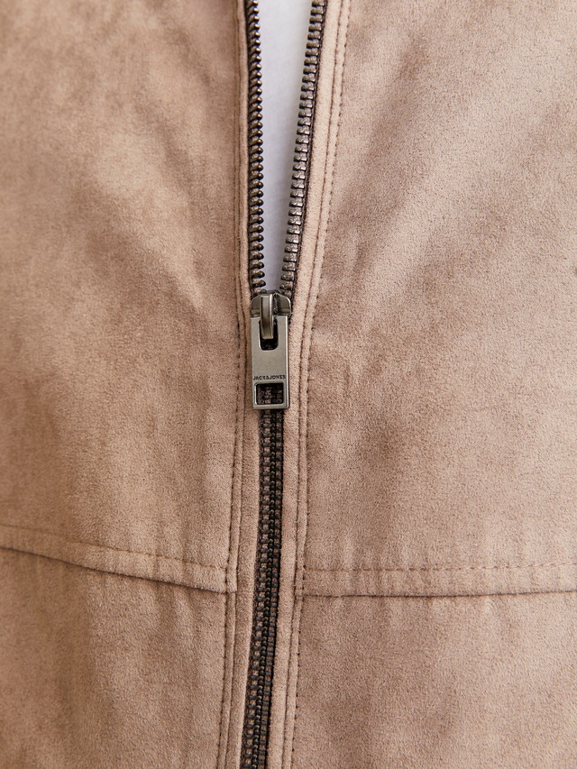 Jack & Jones Bikerjacke »JJEDYLAN mit wasserabweisender Funktion« ohne Kapuze unifarben, modisch, regular fit, Polyester