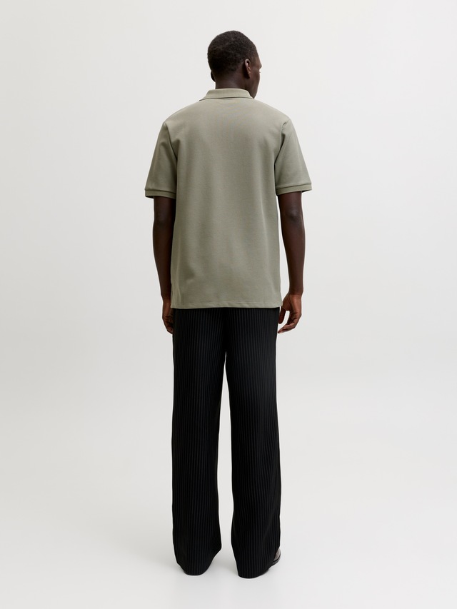 Jack & Jones »JJEAUSTIN POLO SS NOOS« Materialmix, regular fit