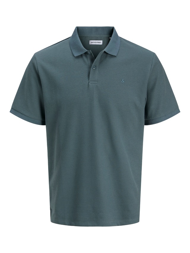 Jack & Jones »JJEAUSTIN POLO SS NOOS« Materialmix, regular fit