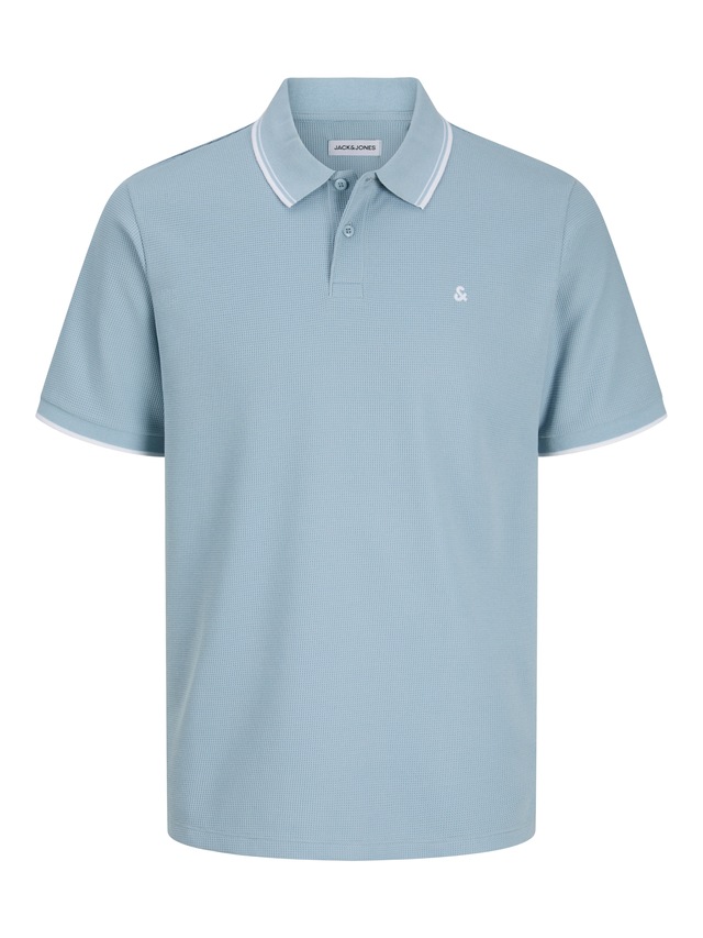 Jack & Jones »JJEAUSTIN POLO SS NOOS« Materialmix, regular fit