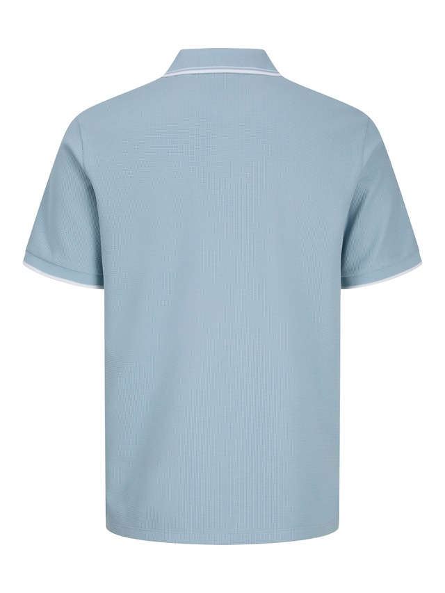 Jack & Jones »JJEAUSTIN POLO SS NOOS« Materialmix, regular fit