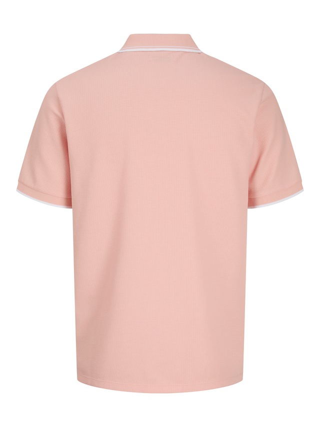 Jack & Jones »JJEAUSTIN POLO SS NOOS« Materialmix, regular fit