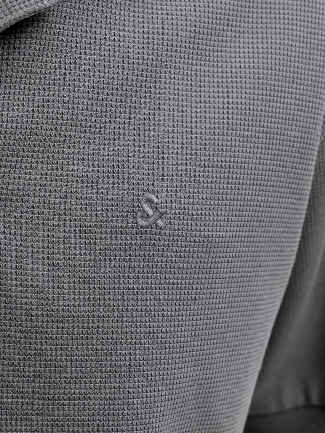 Jack & Jones »JJEAUSTIN POLO SS NOOS« Materialmix, regular fit